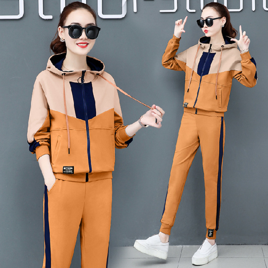 sports suit women's autumn 2020 korean version fashion loose thin br casual wear two-piece set spring and autumn, Gray
sports suit women's autumn 2020 korean version fashion loose thin br casual wear two-piece set spring and autumn, Gray
