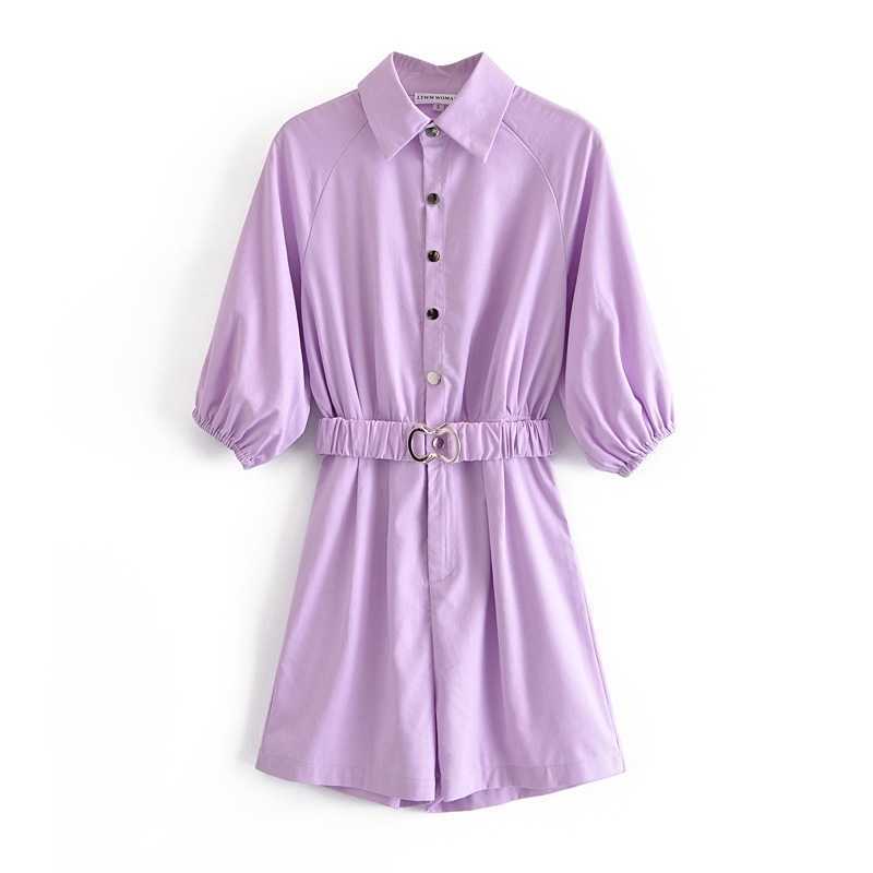 Summer Vintage Playsyits Turn Down Collar Short Sleeve With Belt Romper Shorts Jumpsuits For Female 210525, Khaki
Summer Vintage Playsyits Turn Down Collar Short Sleeve With Belt Romper Shorts Jumpsuits For Female 210525, Khaki