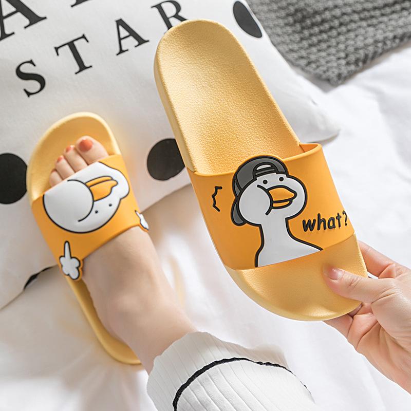 Slippers Women Beach Sandals Cute Cartoon Animal Duck Couple Indoor Home Shoes Soft Bottom Bathroom Anti-slip Flip Flops Slides, Black
Slippers Women Beach Sandals Cute Cartoon Animal Duck Couple Indoor Home Shoes Soft Bottom Bathroom Anti-slip Flip Flops Slides, Black