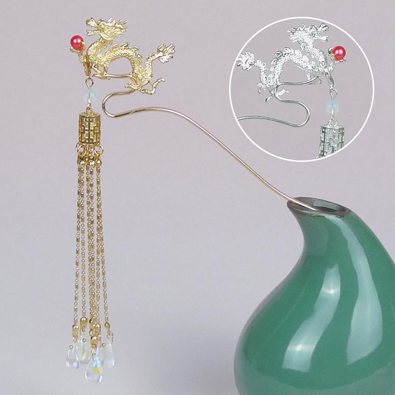 Hair Clips & Barrettes Chinese Ancient Style Hairpin Rhinestone Alloy Tassel Headdress Women Bridal Accessories AIC88, Golden;silver
Hair Clips & Barrettes Chinese Ancient Style Hairpin Rhinestone Alloy Tassel Headdress Women Bridal Accessories AIC88, Golden;silver