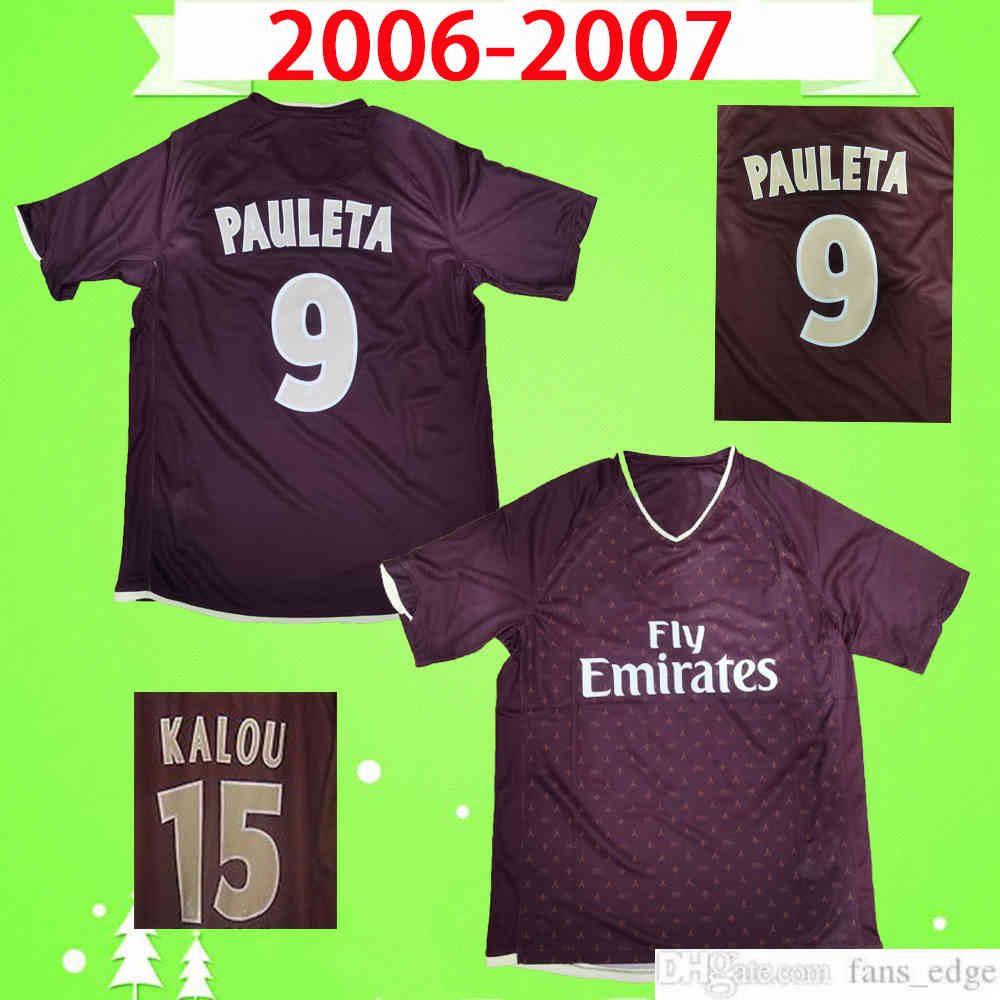 2006 2007 soccer jersey Retro 06 07 classic red paris away vintage football shirt top uniform #25 ROTHEN #15 KALOU #9 PAULETA Maillot de foot, Black;yellow
2006 2007 soccer jersey Retro 06 07 classic red paris away vintage football shirt top uniform #25 ROTHEN #15 KALOU #9 PAULETA Maillot de foot, Black;yellow