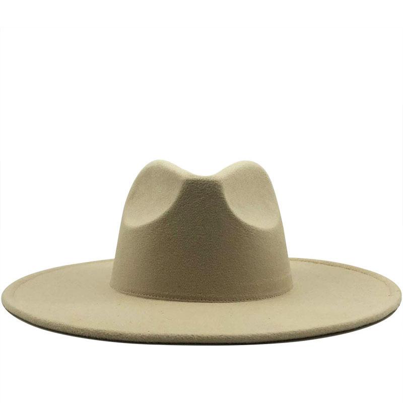 Wide Brim Hats Classics Fashion 9.5 CM Unisex Fedora Hat Women And Men Vintage Panama Jazz Top Wool Solid Color, 13
Wide Brim Hats Classics Fashion 9.5 CM Unisex Fedora Hat Women And Men Vintage Panama Jazz Top Wool Solid Color, 13