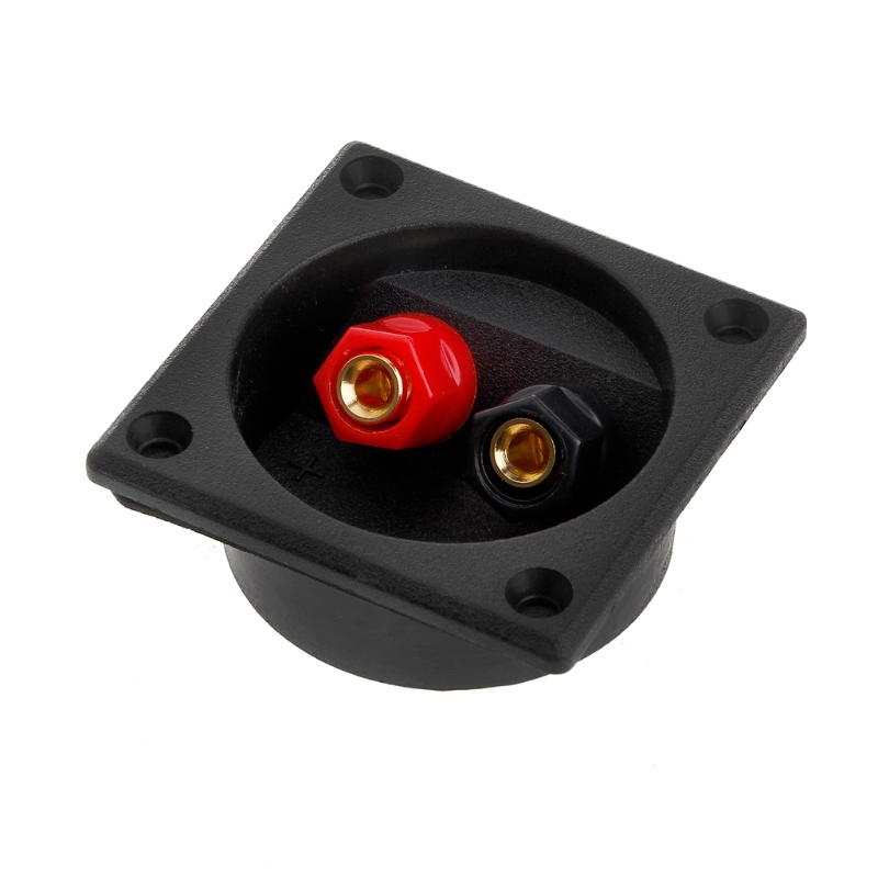 Square Shape Double Binding Post Type Speaker Box Terminal Cup Black And Red W-store Oct31_A
Square Shape Double Binding Post Type Speaker Box Terminal Cup Black And Red W-store Oct31_A