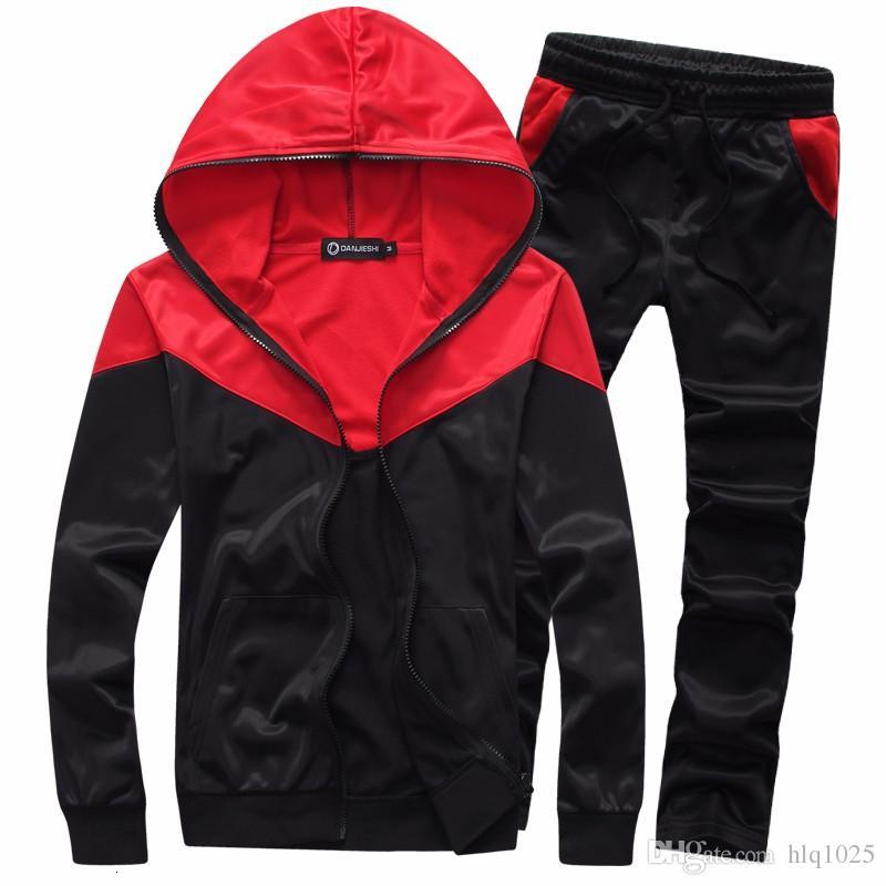 Men's Hoodies & Sweatshirts fashion men sport suit sportswear Lapel Neck tracksuit hoodies and pants 5 colors -5XL 2LMY, Dark gray
Men's Hoodies & Sweatshirts fashion men sport suit sportswear Lapel Neck tracksuit hoodies and pants 5 colors -5XL 2LMY, Dark gray