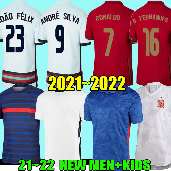 2021 RONALDO soccer jerseys JOAO FELIX 2022 BRUNO FERNANDES Bernardo football shirts 20 21 eUro MEN KIDS Kits sets Portugal uniform, Fr away
2021 RONALDO soccer jerseys JOAO FELIX 2022 BRUNO FERNANDES Bernardo football shirts 20 21 eUro MEN KIDS Kits sets Portugal uniform, Fr away