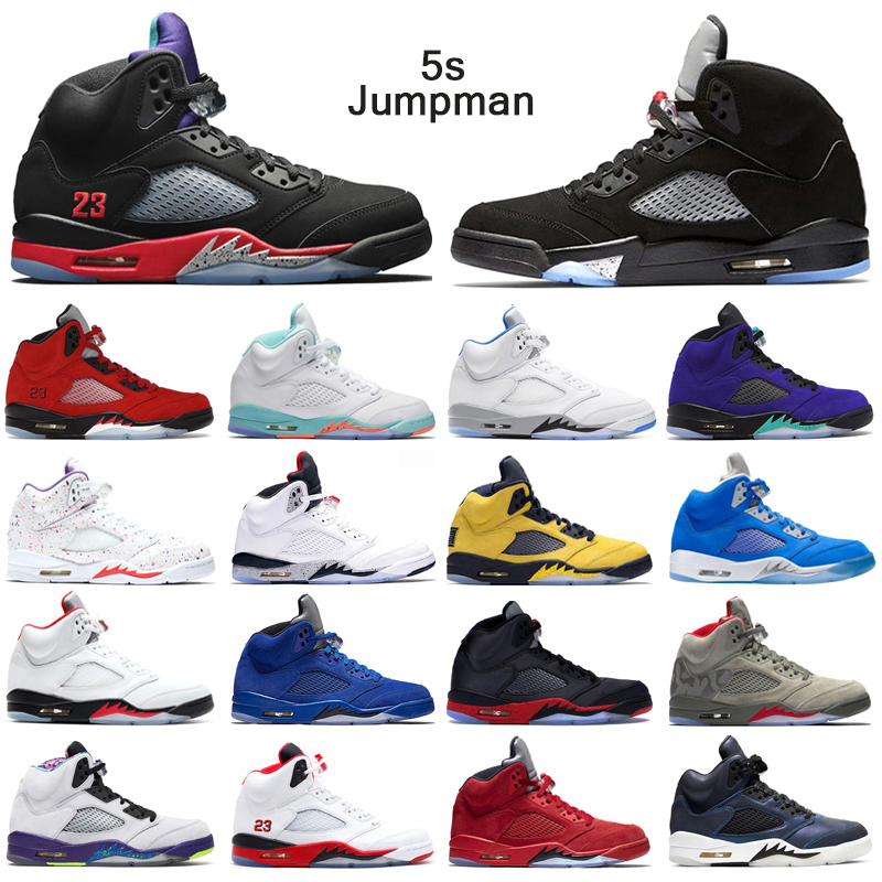 5 Basketball Shoes Jumpman 5s Raging Red Blue Bird Hyper Royal Alternate Grape Michigan TOP 3 Mens Trainers Sport Sneakers
5 Basketball Shoes Jumpman 5s Raging Red Blue Bird Hyper Royal Alternate Grape Michigan TOP 3 Mens Trainers Sport Sneakers