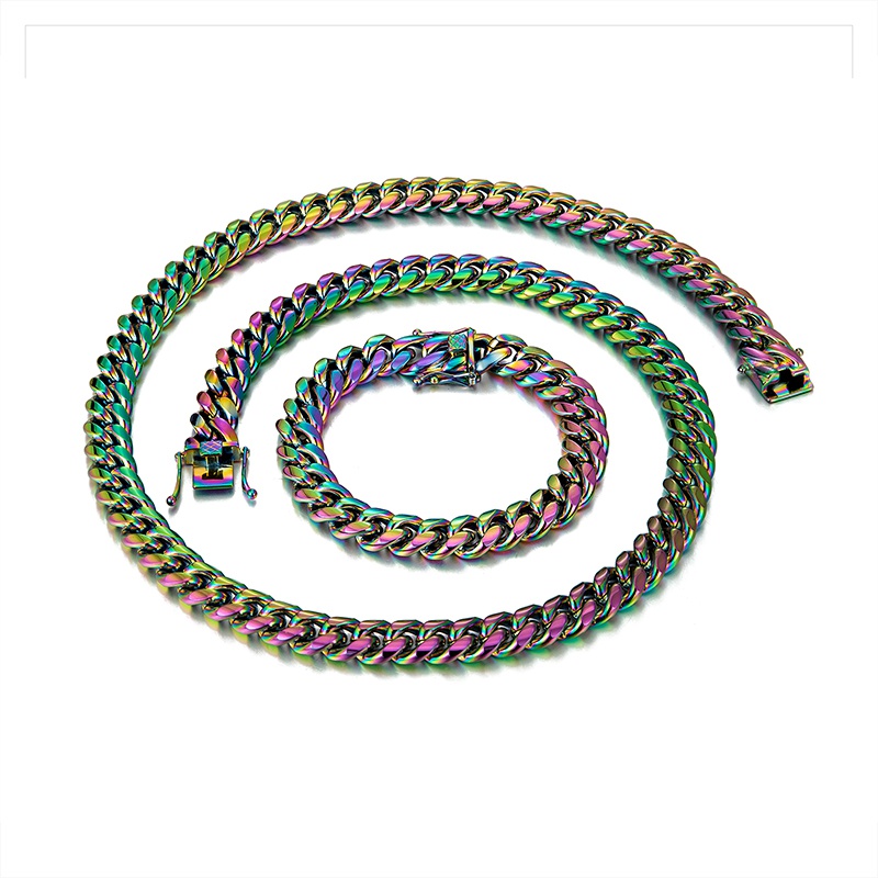 Curb Cuban Link Chain Stainless Steel Necklace For Men Bracelet Fashion Jewelry
Curb Cuban Link Chain Stainless Steel Necklace For Men Bracelet Fashion Jewelry