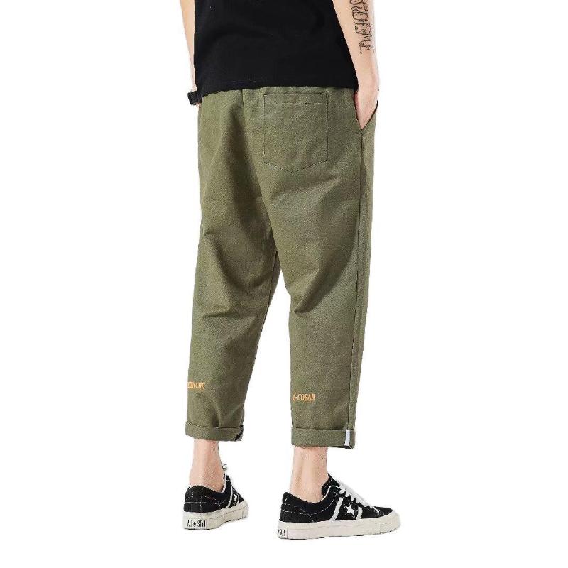 Men's Cargo Pants Solid Harem Hip Hop Casual Male Joggers Trousers Fashion Streetwear Sweatpants Men Clothing