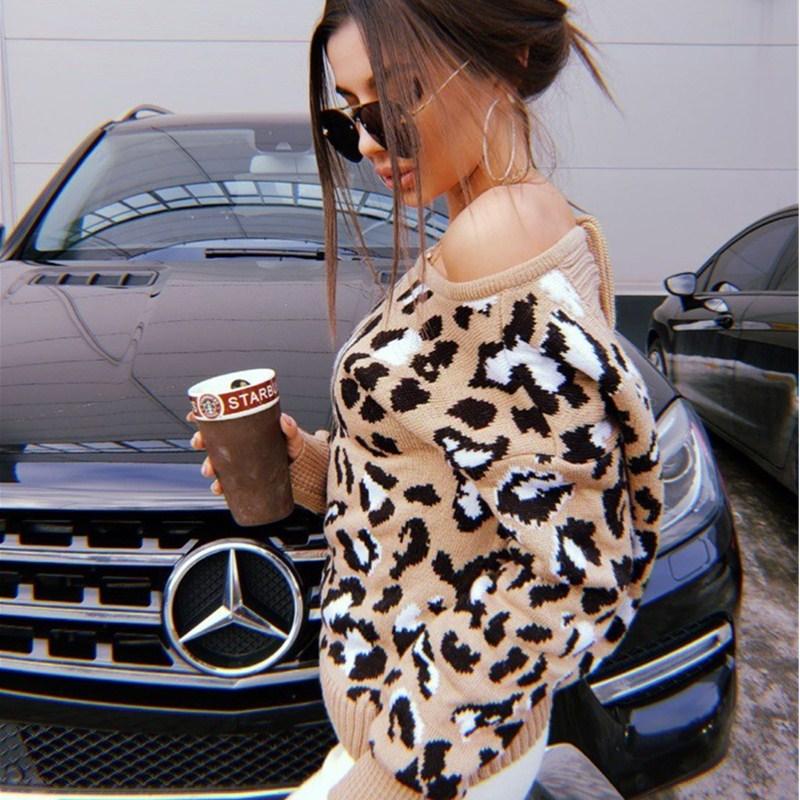 Women's Sweaters Autumn Winter Leopard Print Hollow Sweater Pullover Women Casual Long Sleeve Open Back Tie Up Knitted Pullovers Tops, White;black
Women's Sweaters Autumn Winter Leopard Print Hollow Sweater Pullover Women Casual Long Sleeve Open Back Tie Up Knitted Pullovers Tops, White;black