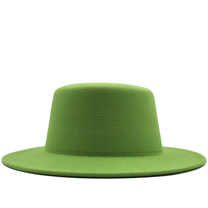 Ball Cap White Autumn and Winter New Wool Top Solid Color Gentlemens Korean Style Versatile Fedora Hat Casual Felt, Green
Ball Cap White Autumn and Winter New Wool Top Solid Color Gentlemens Korean Style Versatile Fedora Hat Casual Felt, Green