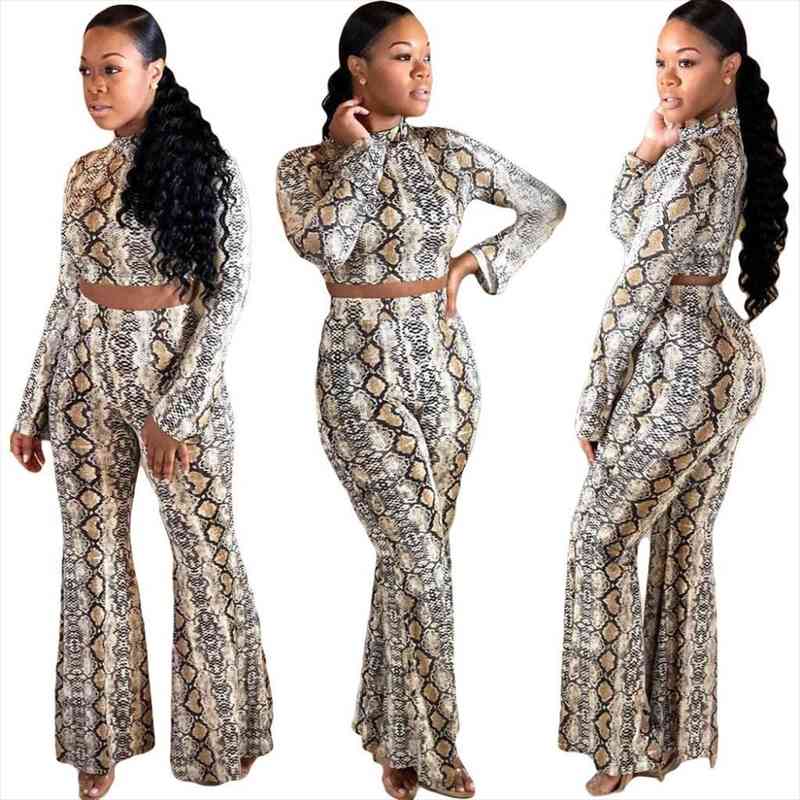 style bodysuit long sleeve 2 pieces set snake skin print overalls for women playsuit r6506, Black;white
style bodysuit long sleeve 2 pieces set snake skin print overalls for women playsuit r6506, Black;white