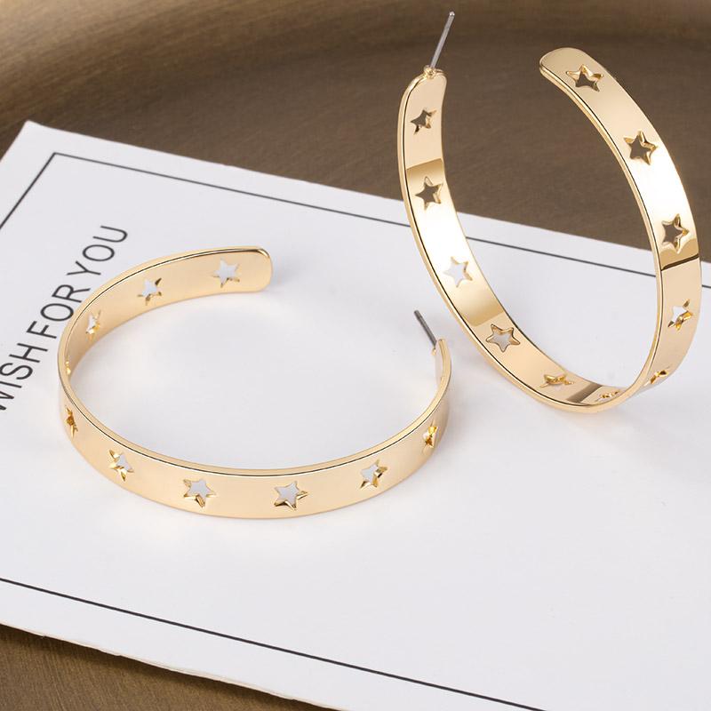 Dangle & Chandelier BICUX Vintage Hollow Out Hoop Star Earrings For Women Korean Geometric Gold Female Drop 2021 Fashion Jewelry
Dangle & Chandelier BICUX Vintage Hollow Out Hoop Star Earrings For Women Korean Geometric Gold Female Drop 2021 Fashion Jewelry