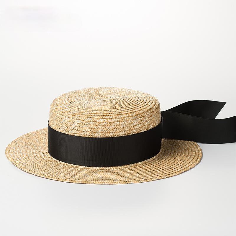 Wide Brim Hats Straw Summer For Women Ladies Flat Top Fashion Beach Sun Hat Female Vacation Travel Sunhat Cap High Quality, Blue;gray
Wide Brim Hats Straw Summer For Women Ladies Flat Top Fashion Beach Sun Hat Female Vacation Travel Sunhat Cap High Quality, Blue;gray