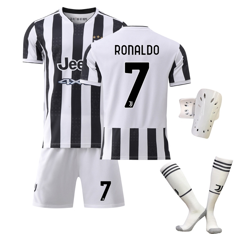 21-22 new Juve home kit No.7 Ronaldo football suit No.10 diabala shirt with socks, 21227
21-22 new Juve home kit No.7 Ronaldo football suit No.10 diabala shirt with socks, 21227