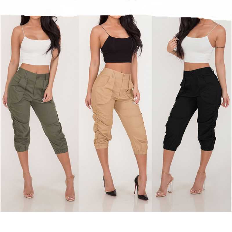 Women' Pants & Capris Summer Autumn Ladies 3/4 Trousers Womens Three Quarter Elasticated Waist Casual Capri Cropped, Black
Women' Pants & Capris Summer Autumn Ladies 3/4 Trousers Womens Three Quarter Elasticated Waist Casual Capri Cropped, Black