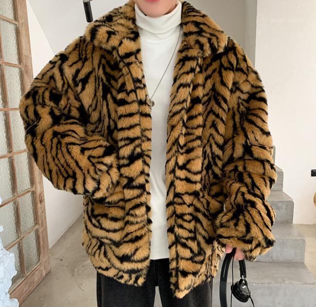 Large Size Men'S Loose Faux Fur Tiger Pattern Coat Boyfriend Style Thick Streetwears Male Long Sleeves Leopard Print Jacket J327 &, Yellow
Large Size Men'S Loose Faux Fur Tiger Pattern Coat Boyfriend Style Thick Streetwears Male Long Sleeves Leopard Print Jacket J327 &, Yellow