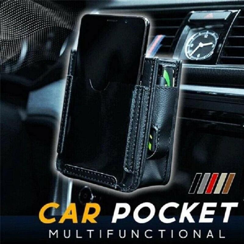 Car Organizer Air Vent Storage Pouch PU Leather Automotive Mobile Phone Pocket Holder Multifunctional Coin Key Pen Bag
Car Organizer Air Vent Storage Pouch PU Leather Automotive Mobile Phone Pocket Holder Multifunctional Coin Key Pen Bag