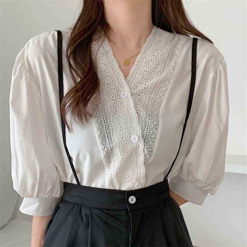 White Office Lady High Street Chic Casual All Match Girls Loose Gentle Tops Sweet Femme Elegance Shirts 210525
White Office Lady High Street Chic Casual All Match Girls Loose Gentle Tops Sweet Femme Elegance Shirts 210525