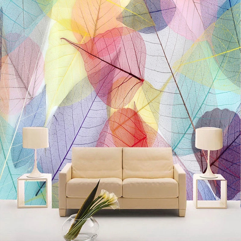 Custom Murals Wallpaper Modern Abstract Colorful Leaves Photo Living Room TV Sofa Background Wall Waterproof, Color
Custom Murals Wallpaper Modern Abstract Colorful Leaves Photo Living Room TV Sofa Background Wall Waterproof, Color