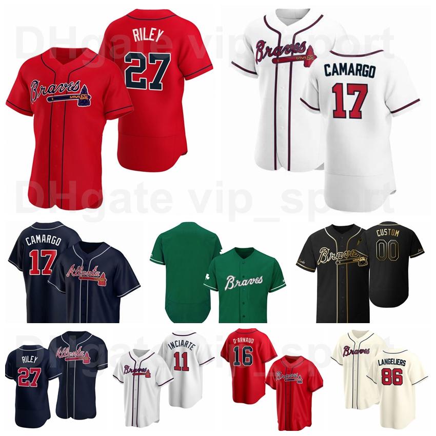 Baseball 17 Johan Camargo Jersey 11 Ender Inciarte 16 Travis dArnaud 86 Shea Langeliers 27 Austin Riley Red Navy Blue White Grey Green, Blue;black
Baseball 17 Johan Camargo Jersey 11 Ender Inciarte 16 Travis dArnaud 86 Shea Langeliers 27 Austin Riley Red Navy Blue White Grey Green, Blue;black