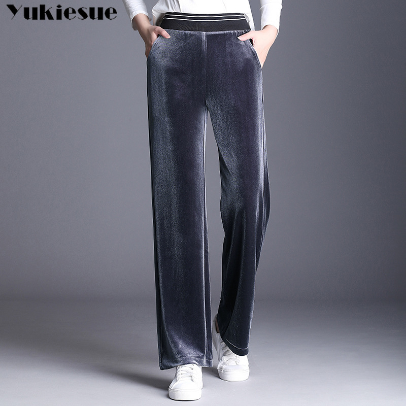 streetwear autumn women's pants female high waist wide leg straight pants capris for women trousers woman Plus size 5xl 6xl 210519, Black
streetwear autumn women's pants female high waist wide leg straight pants capris for women trousers woman Plus size 5xl 6xl 210519, Black