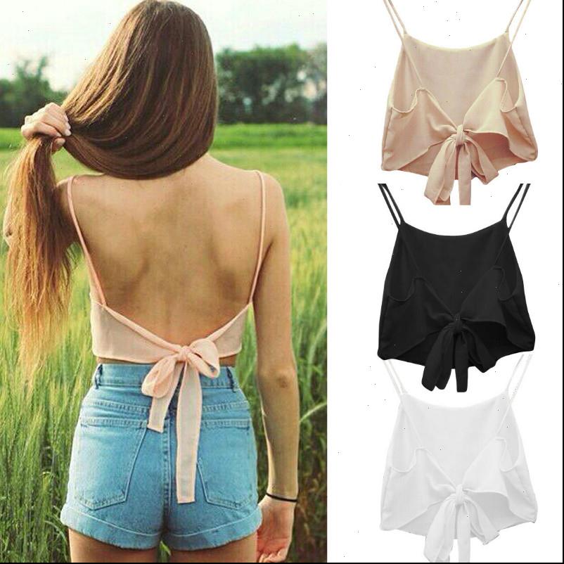 women womens camis summer sleeveless solid backless bowknot crop female short mini shirt vest drop, White
women womens camis summer sleeveless solid backless bowknot crop female short mini shirt vest drop, White