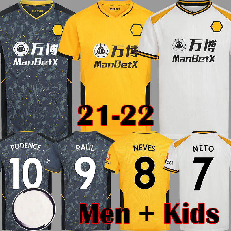 2021 2022 RAUL NEVES Soccer Jerseys PODENCE ADAMA Adult Kids Equipment 21 22 Wolverhampton football shirts Doherty Men 3rd White kits maillots de foot 999, Kids home
2021 2022 RAUL NEVES Soccer Jerseys PODENCE ADAMA Adult Kids Equipment 21 22 Wolverhampton football shirts Doherty Men 3rd White kits maillots de foot 999, Kids home