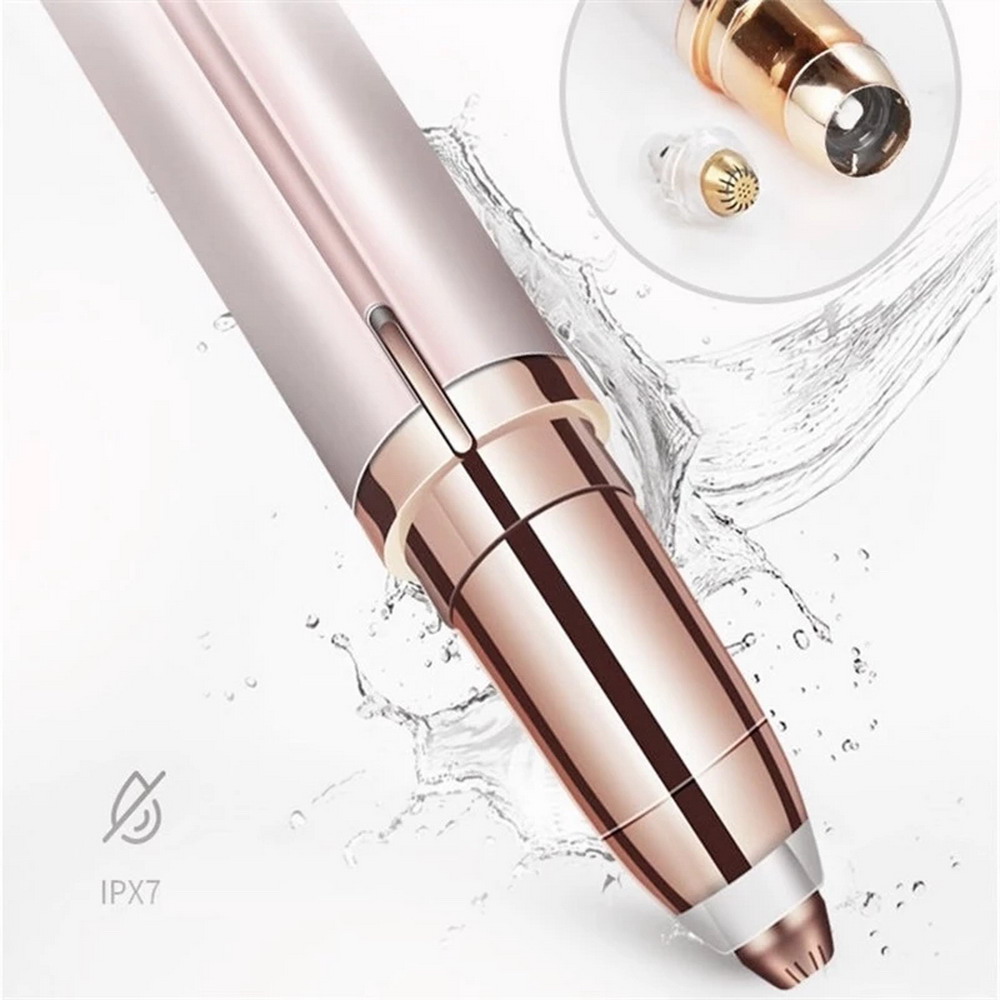Electric Eyebrow Trimmer Painless Epilator Mini Eye Brow Shaper Shaver Razor Portable Facial Hair Remover for Women