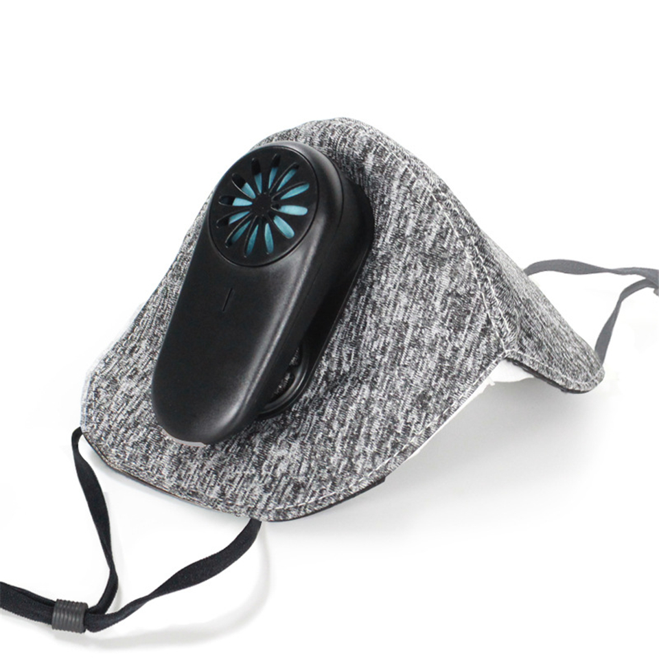 Personal Smart Electric Air Face Mask Fan for Air Supply for CyclingRunning Weeding Outdoor Sports3985932