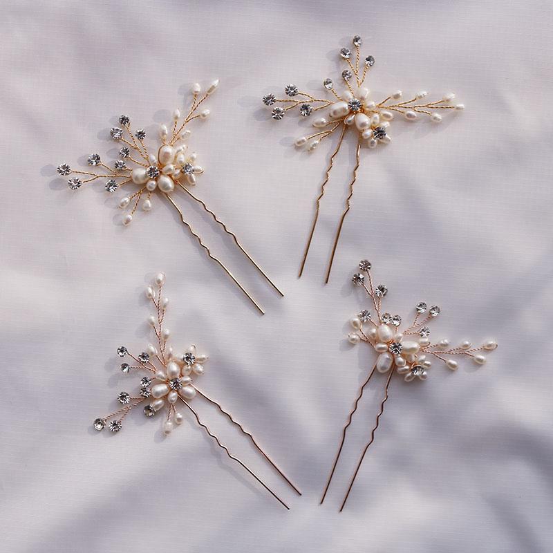 Hair Clips & Barrettes Freshwater Pearls Jewelry Bridal Pins Gold Silver Color Wedding Accessories Handmade Rhinestone Women Bobby Pin, Golden;silver
Hair Clips & Barrettes Freshwater Pearls Jewelry Bridal Pins Gold Silver Color Wedding Accessories Handmade Rhinestone Women Bobby Pin, Golden;silver