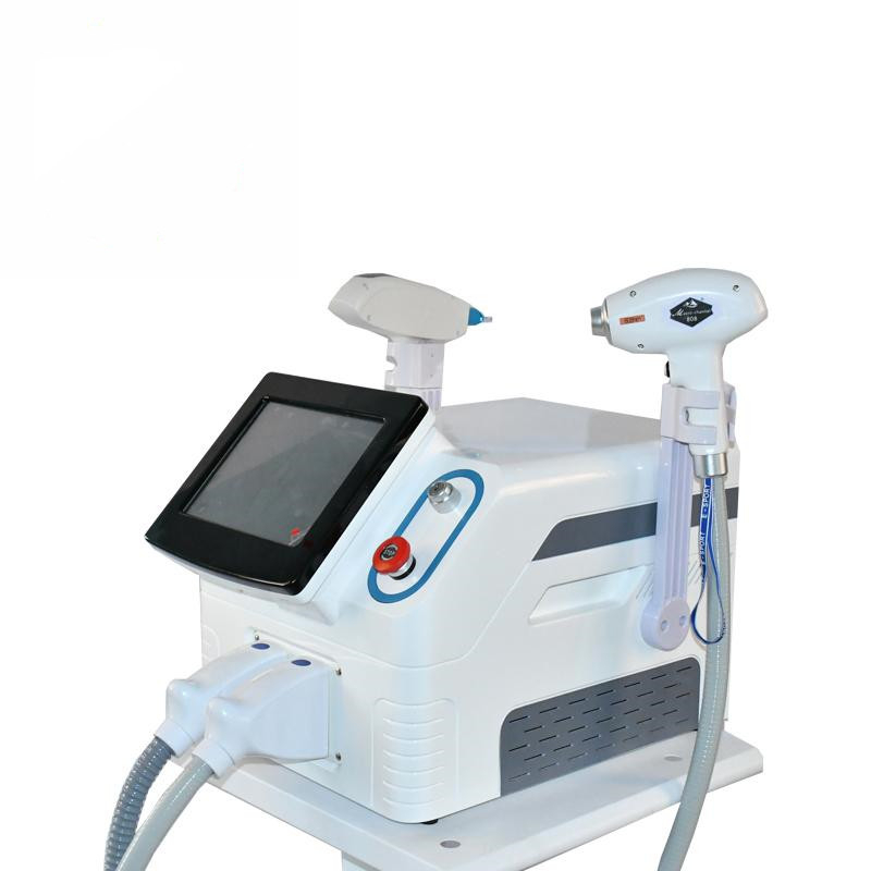 2 in 1 Diode Laser 808nm Nd Yag Laser Tattoo Removal Machine 808nm Diode Laser Nd Yag Pigmentation Treatment Machine
