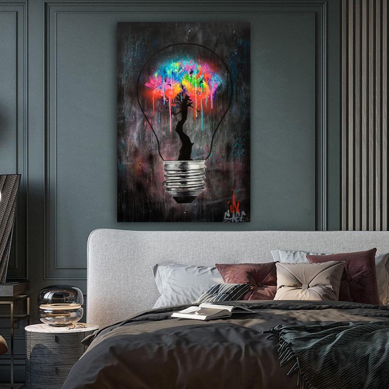Paintings Wangart Light Bulb Graffiti Wall Art Canvas Painting Posters Prints For Room Modern
Paintings Wangart Light Bulb Graffiti Wall Art Canvas Painting Posters Prints For Room Modern
