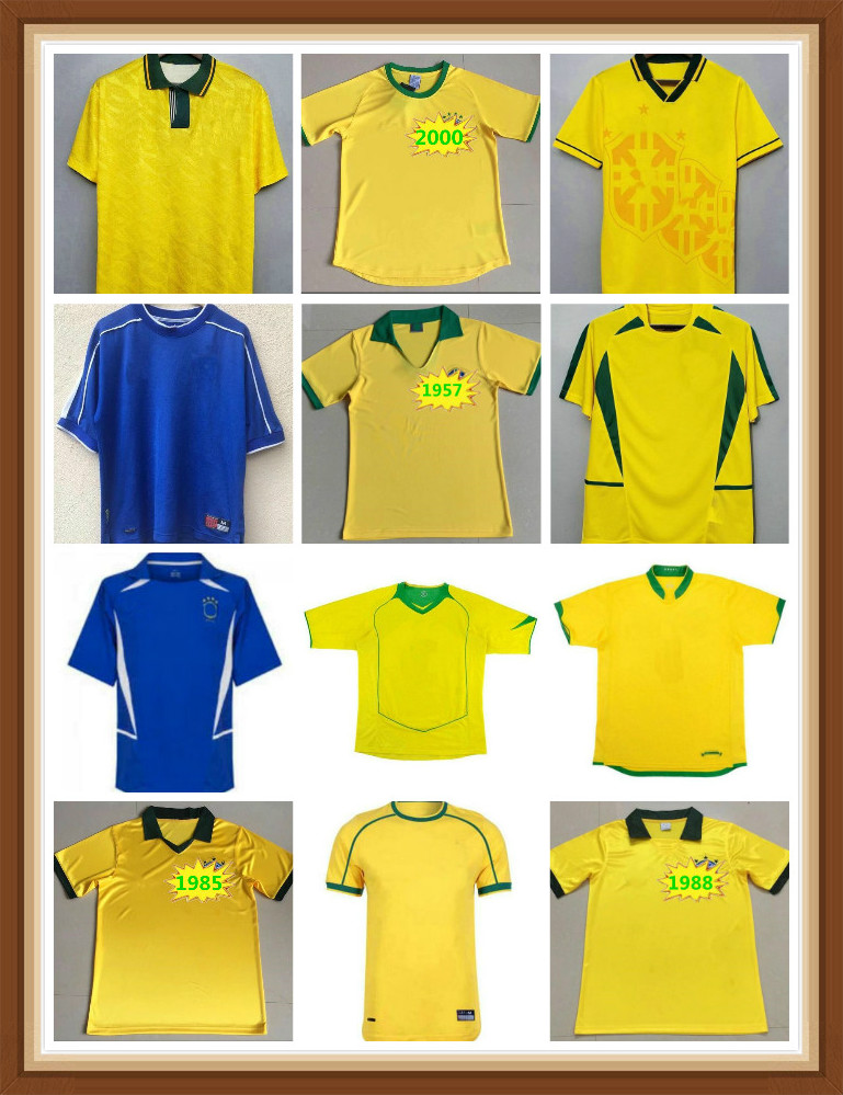 1994 1998 2002 BRASIL RETRO Soccer jerseys Rivaldo VINTAGE shirt Carlos Romario RONALDO Ronaldinho 94 98 02 Jersey camisa de futebol, Black;yellow
1994 1998 2002 BRASIL RETRO Soccer jerseys Rivaldo VINTAGE shirt Carlos Romario RONALDO Ronaldinho 94 98 02 Jersey camisa de futebol, Black;yellow