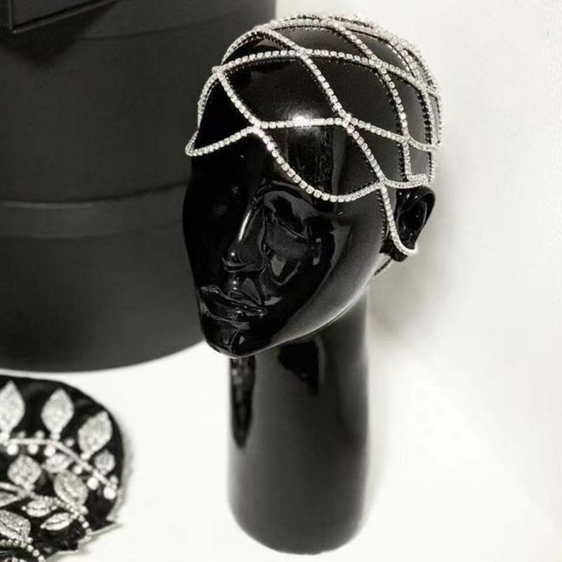 Hair Clips & Barrettes Headwrap Pretty Fantastic Modern Head Chain Mesh Elegant, Golden;silver
Hair Clips & Barrettes Headwrap Pretty Fantastic Modern Head Chain Mesh Elegant, Golden;silver