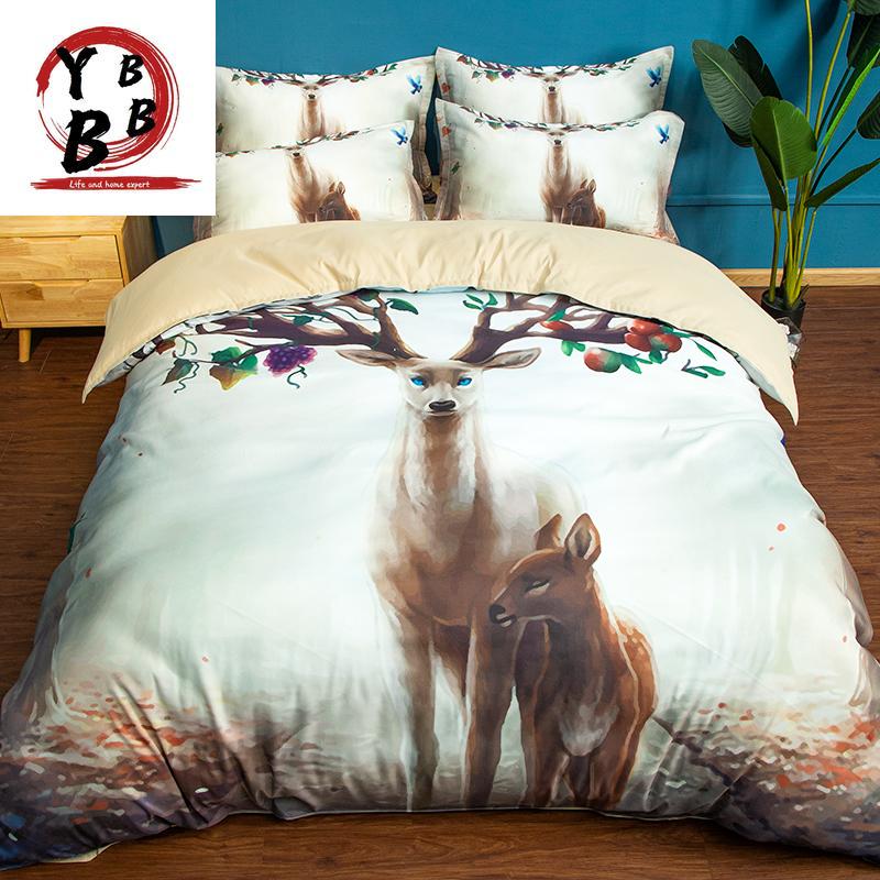 Bedding Sets 3D Set Floral Deer Duvet Cover With Pillowcase Bed 3pcs Maternal Love White Bedclothes Queen King Quilt, Style15
Bedding Sets 3D Set Floral Deer Duvet Cover With Pillowcase Bed 3pcs Maternal Love White Bedclothes Queen King Quilt, Style15