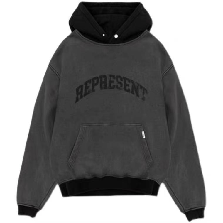 Men' Hoodies & Sweatshirts 21FW Vintage Patchwork Represent Towel Embroidery Men Women 1:1 High Quality Street Pullover Pocket
Men' Hoodies & Sweatshirts 21FW Vintage Patchwork Represent Towel Embroidery Men Women 1:1 High Quality Street Pullover Pocket