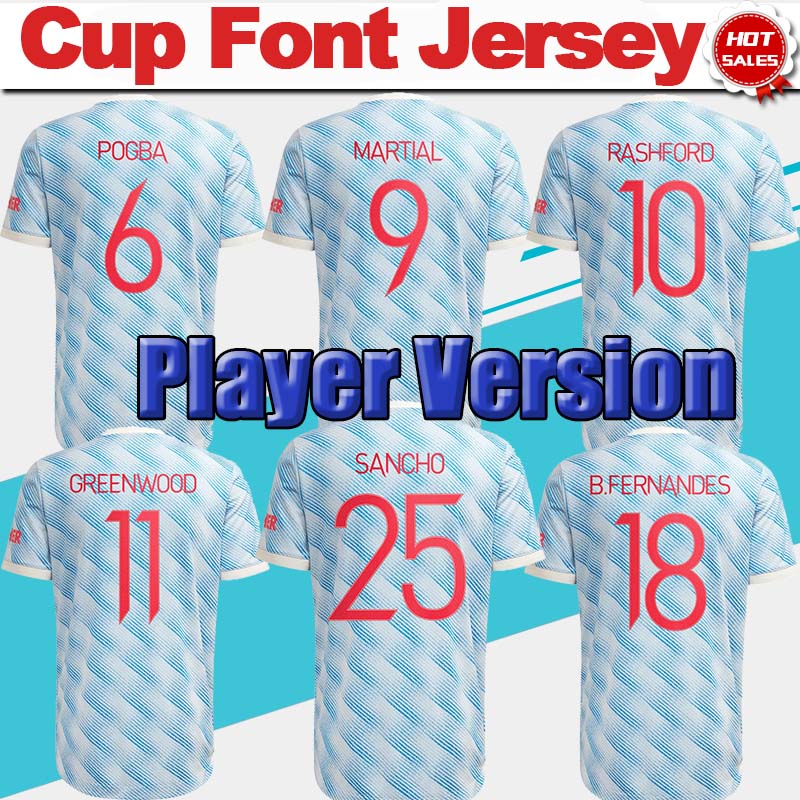 player version Cup Font Football Jerseys 25 SANCHO #11 GREENWOOD Away Soccer Jersey 21/22 #18 B.FERNANDES #10 RASHFORD #6 POGBA #23 SHAW Adult Shirt +Patch, Away no patch
player version Cup Font Football Jerseys 25 SANCHO #11 GREENWOOD Away Soccer Jersey 21/22 #18 B.FERNANDES #10 RASHFORD #6 POGBA #23 SHAW Adult Shirt +Patch, Away no patch