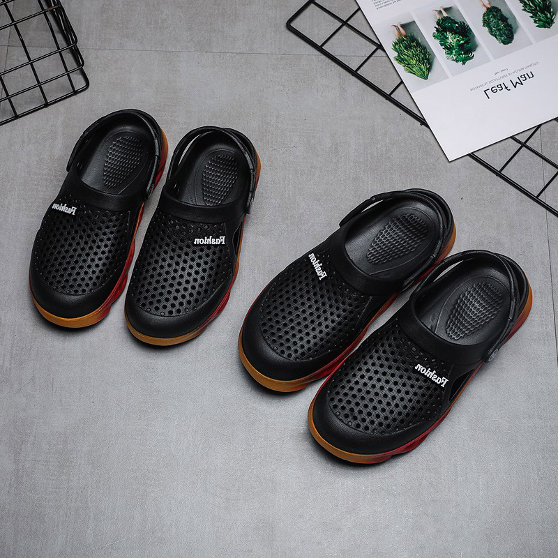 Top Qaulity Men Women Trainers Sports Size Cross-border Summer Slippers Thick-soled Beach Shoes Couple Hole Shoe Outdoor Baotou Sandals Code:25LL-7790, 52655
Top Qaulity Men Women Trainers Sports Size Cross-border Summer Slippers Thick-soled Beach Shoes Couple Hole Shoe Outdoor Baotou Sandals Code:25LL-7790, 52655