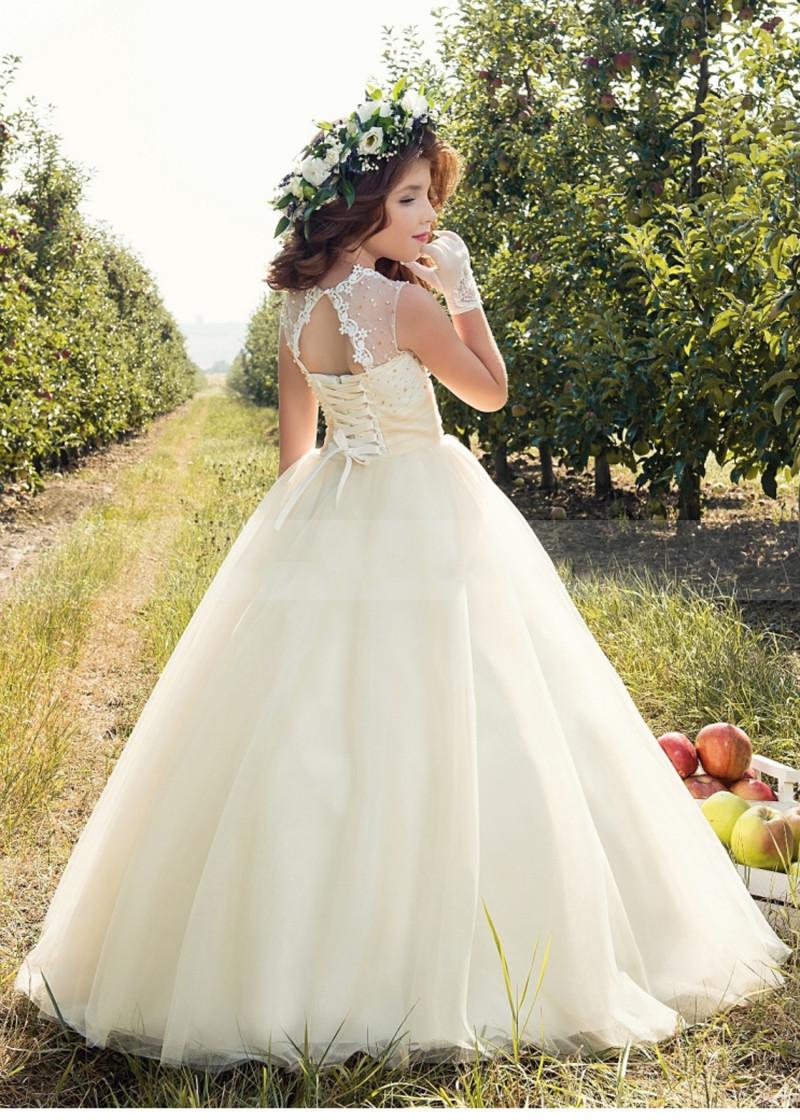 Girl's Dresses Gorgeous Fluffy Tulle Beaded Flower Girl Lace Up Back Birthday Party Gown First Communion, Red;yellow
Girl's Dresses Gorgeous Fluffy Tulle Beaded Flower Girl Lace Up Back Birthday Party Gown First Communion, Red;yellow