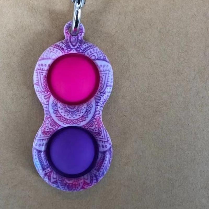 50pcs Fidget Toy Key Chain Keychain Finger Toys Pop Push Bubble Board Game Sensory Stress Reliever Colored print
50pcs Fidget Toy Key Chain Keychain Finger Toys Pop Push Bubble Board Game Sensory Stress Reliever Colored print