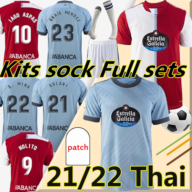 2021 2022 RC Celta de Vigo Soccer Jerseys LOBOTKA IAGO ASPAS SANTL MINA Retro 2002 04 camiseta de futbol SISTO BOUFAL21/22 Men+Kids Kits sock Full sets Football uniforms, 21-22 home
2021 2022 RC Celta de Vigo Soccer Jerseys LOBOTKA IAGO ASPAS SANTL MINA Retro 2002 04 camiseta de futbol SISTO BOUFAL21/22 Men+Kids Kits sock Full sets Football uniforms, 21-22 home