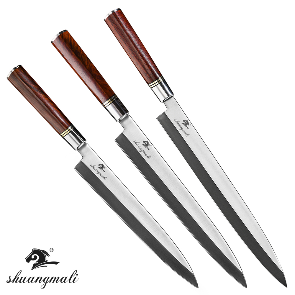 Samon Fieting Sushi Kinfe 1.4116 Stee Japanese Chef Kitchen Knife Yanagiba Fish Cooking Sashimi Knives With Dabergia Hande
Samon Fieting Sushi Kinfe 1.4116 Stee Japanese Chef Kitchen Knife Yanagiba Fish Cooking Sashimi Knives With Dabergia Hande