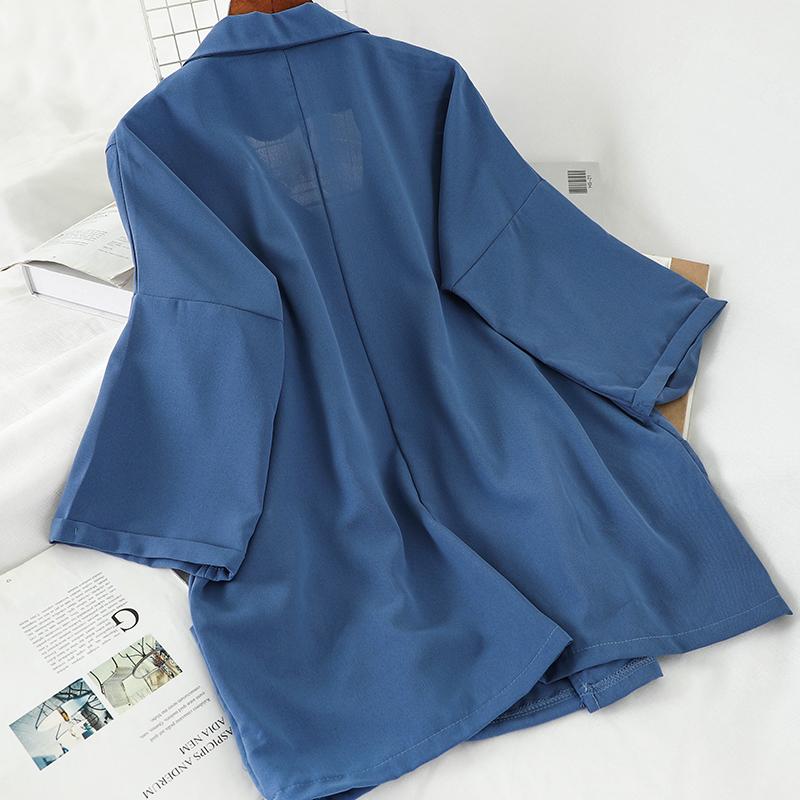 Female Outfits Korean Women Three Piece Sets Spring Summer Blazer Jacket Shorts 3 Pcs Set Woman Elegant Suits Tracksuits Two Dress