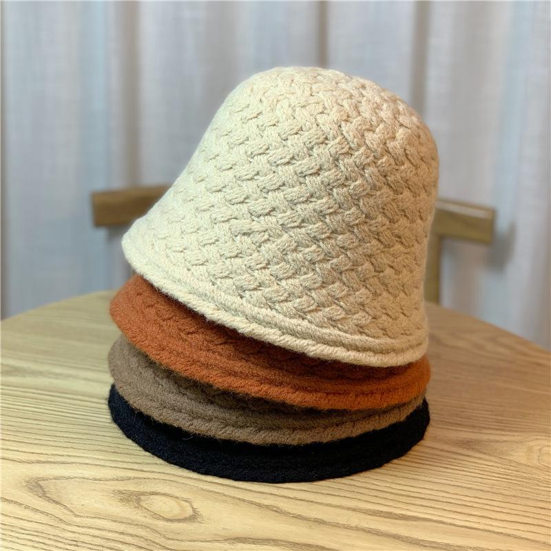 Wide Brim Hats Winter Knitting Bucket Hat For Women Girl Fashion Solid Panama Fishing Caps Autumn Outdoor Fisherman Bonnet Femme Gift, Black
Wide Brim Hats Winter Knitting Bucket Hat For Women Girl Fashion Solid Panama Fishing Caps Autumn Outdoor Fisherman Bonnet Femme Gift, Black