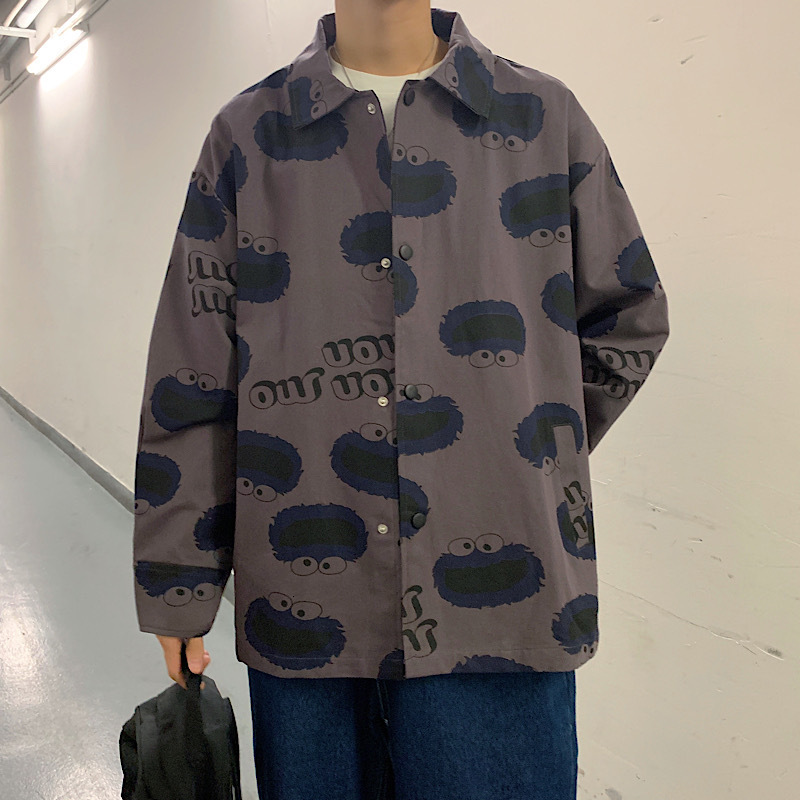 men's jackets streetwear harajuku blusa casal camisa feminina blusas de roupas masculinas mangas compridas camisas primavera outono imp, Black;brown
men's jackets streetwear harajuku blusa casal camisa feminina blusas de roupas masculinas mangas compridas camisas primavera outono imp, Black;brown