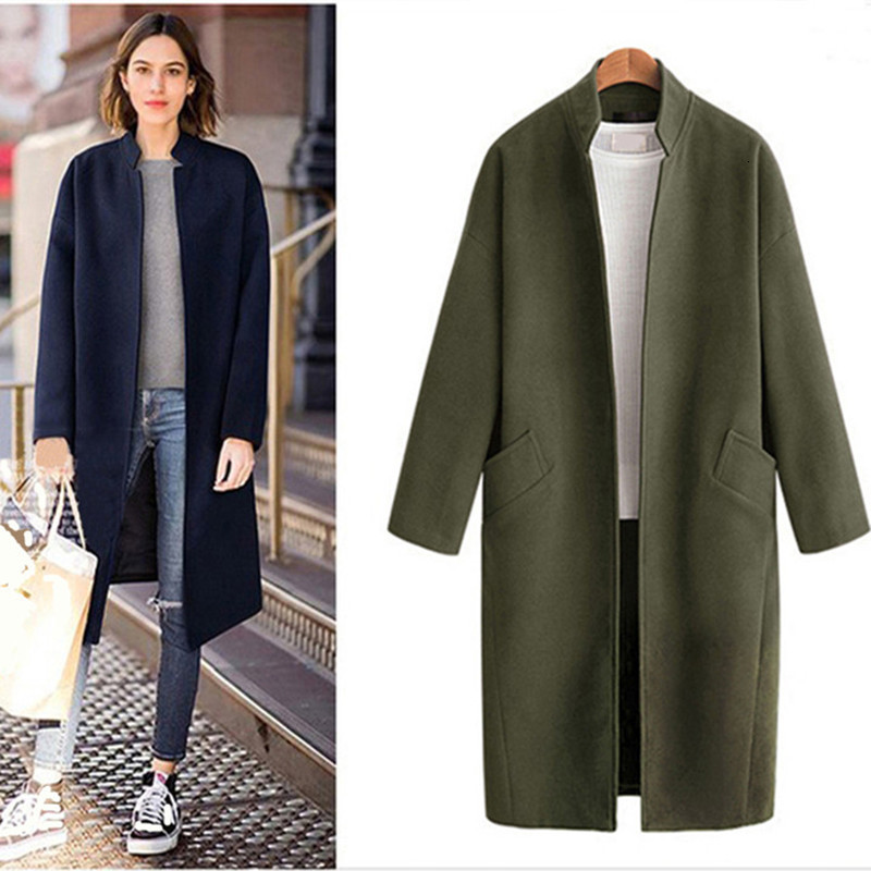 Women's Trench Coats wool coat with open collar, plain long windbreaker jacket classic for autumn and winter TB79, 1# shoe box
Women's Trench Coats wool coat with open collar, plain long windbreaker jacket classic for autumn and winter TB79, 1# shoe box