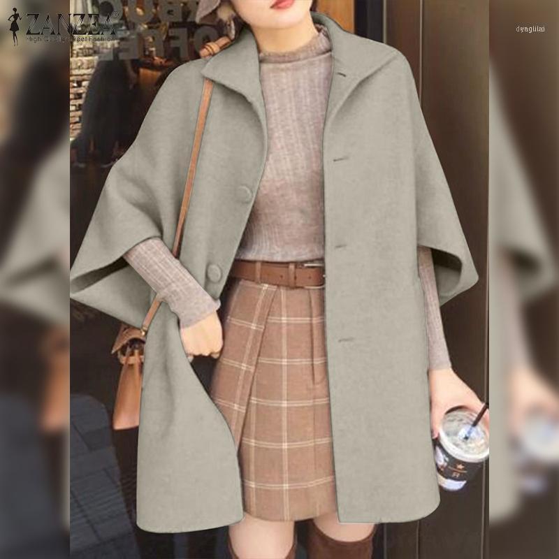 Fashion Korean Lapel Outwear Womens Winter Autumn Woolen Coats Casual Single Breasted Bat Sleeve Top Solid Jackets -5XL1, Black
Fashion Korean Lapel Outwear Womens Winter Autumn Woolen Coats Casual Single Breasted Bat Sleeve Top Solid Jackets -5XL1, Black
