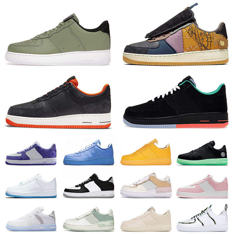 Mens Air Forces One Airforce 1 Running Shoes Halloween All Star Olive Cactus Jack MCA Raiders Peace Shadow White Ice Off Men Women Trainers Designer Sneakers, A43 36-45 utility black
Mens Air Forces One Airforce 1 Running Shoes Halloween All Star Olive Cactus Jack MCA Raiders Peace Shadow White Ice Off Men Women Trainers Designer Sneakers, A43 36-45 utility black