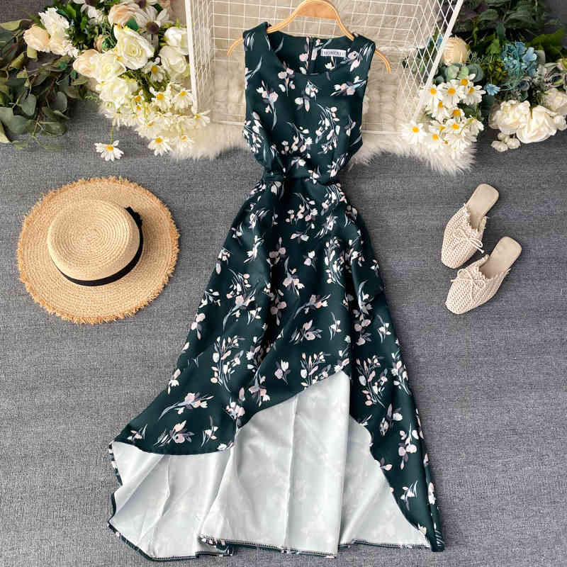 Gaganight Vintage Floral Maxi Women Fashion Summer Dress Sleeveless O Neck Ruffles Holiday Female Dresses Summer Vestidos 210519, Dark blue
Gaganight Vintage Floral Maxi Women Fashion Summer Dress Sleeveless O Neck Ruffles Holiday Female Dresses Summer Vestidos 210519, Dark blue