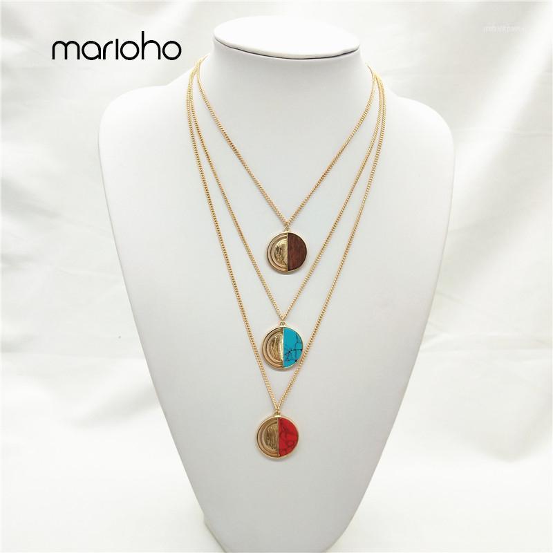 Chains Fashion Multi-layer Round Wood Necklace For Women Metal Level Geometric Sweater Chain Simple Statement Jewelry Accessories Gift1
Chains Fashion Multi-layer Round Wood Necklace For Women Metal Level Geometric Sweater Chain Simple Statement Jewelry Accessories Gift1